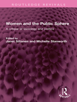 cover image of Women and the Public Sphere